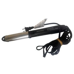 BaByliss PRO Titanium Flat Iron Hair Straightener 1”-1 1/4” Hair Styling Curler